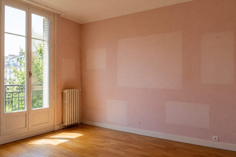 Chambre d’enfant vidée avant un déménagement de particulier